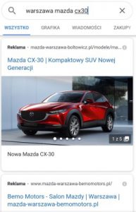 reklamy tekstowe z galerią obrazów 1