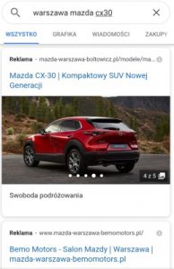 reklamy z galerią karuzela